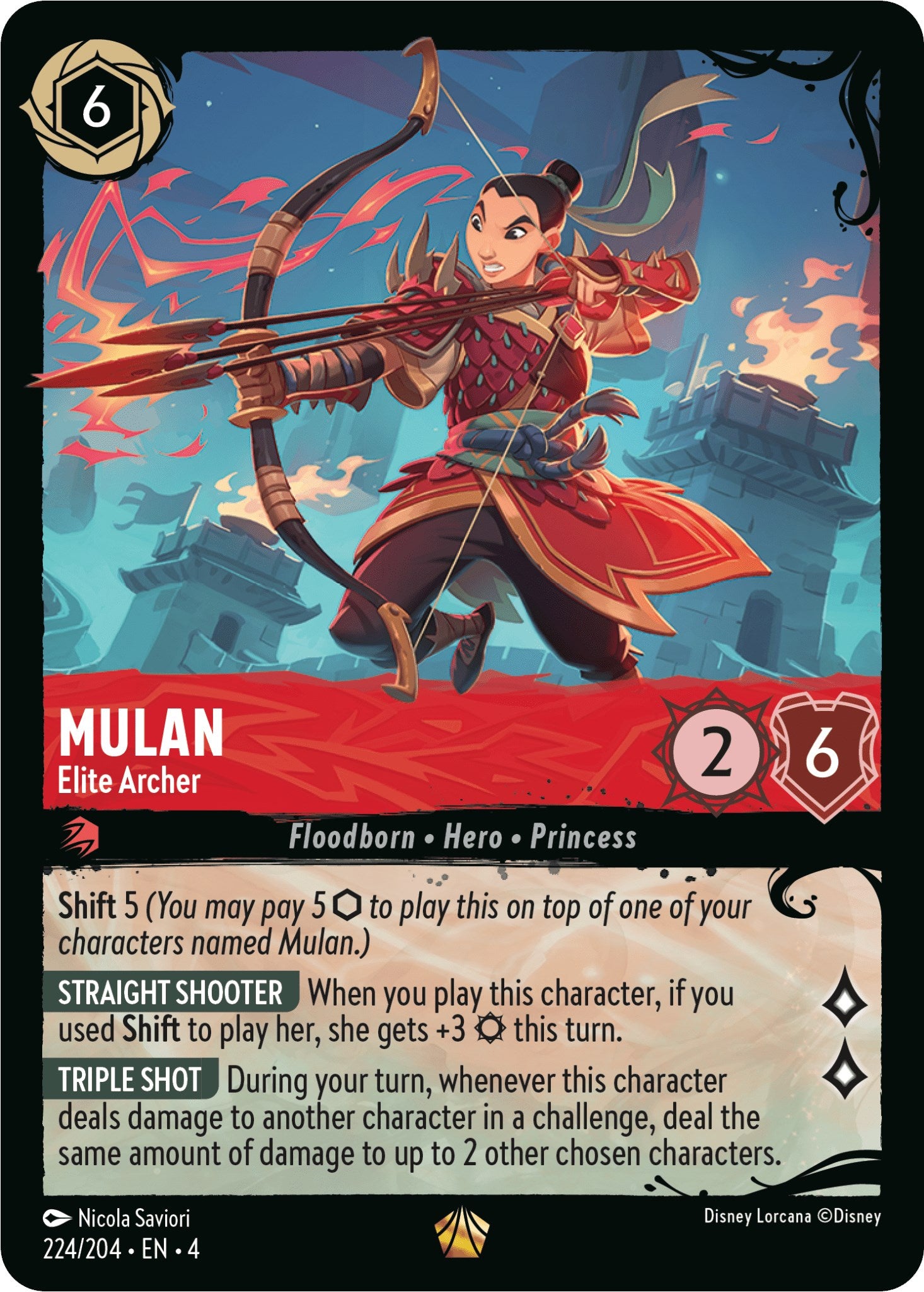 Mulan - Elite Archer (224/204) (244/204) [Illumineer's Quest: Deep Trouble] | Gamers Paradise