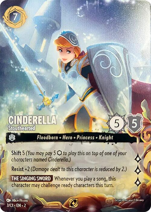 Cinderella - Stouthearted (3) [Promo Cards] | Gamers Paradise