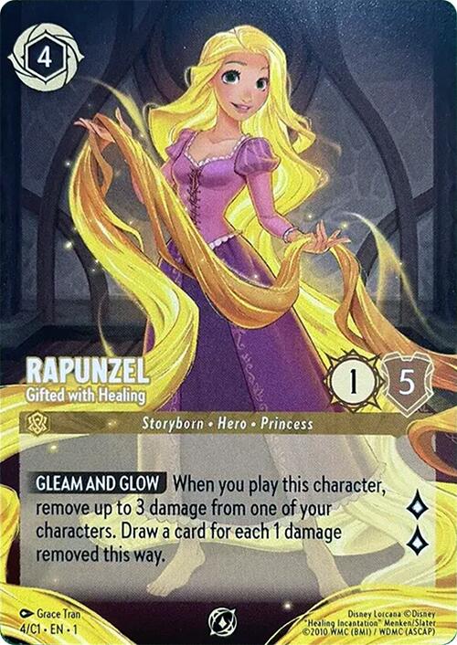 Rapunzel - Gifted with Healing (4) [Promo Cards] | Gamers Paradise