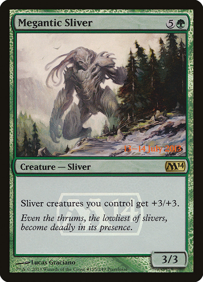 Megantic Sliver [Magic 2014 Prerelease Promos] | Gamers Paradise