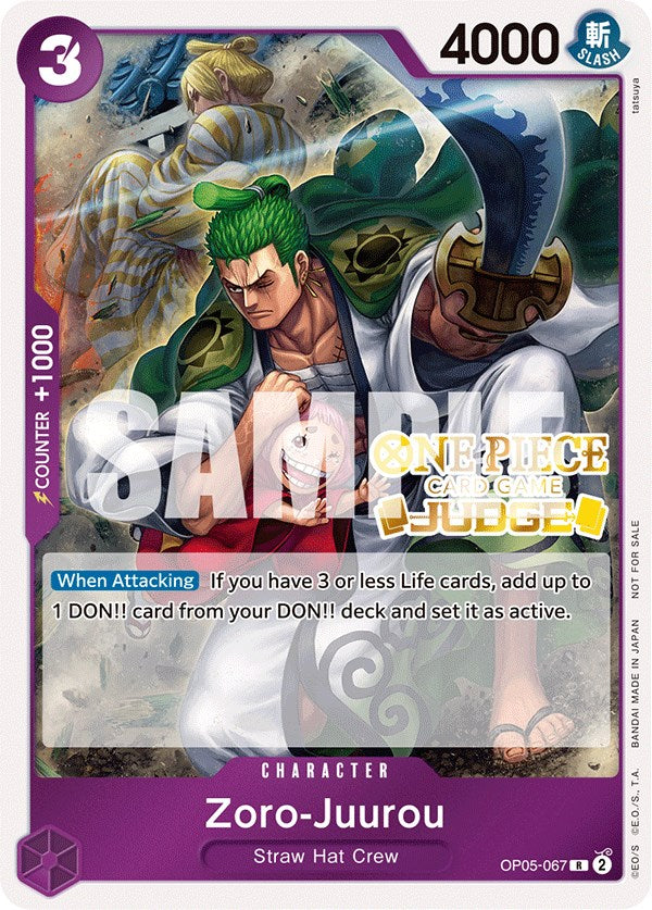 Zoro-Juurou (Judge Pack Vol. 3) [One Piece Promotion Cards] | Gamers Paradise