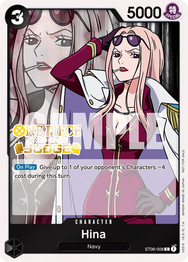 Hina (Judge Pack Vol. 3) [One Piece Promotion Cards] | Gamers Paradise