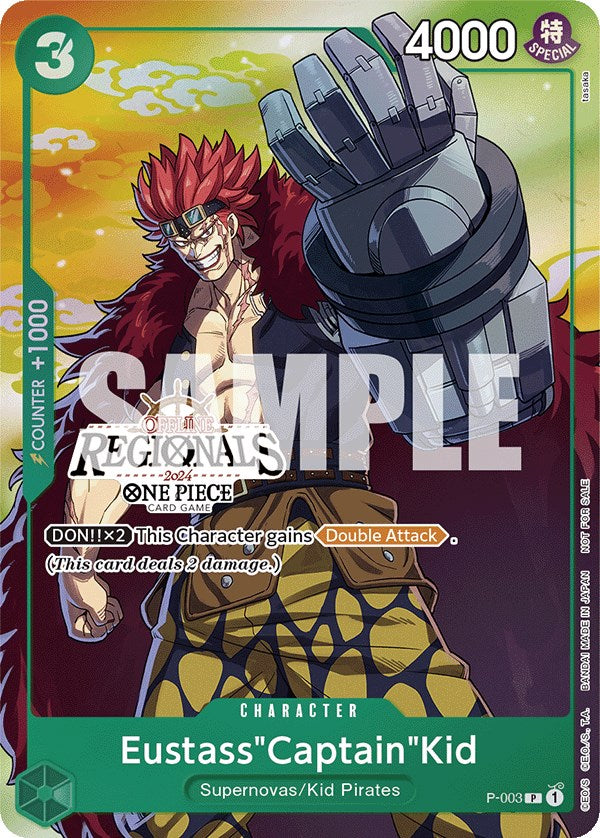 Eustass"Captain"Kid (Offline Regional 2024 Vol. 2) [Participant] [One Piece Promotion Cards] | Gamers Paradise