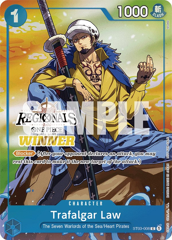 Trafalgar Law (Online Regional 2024 Vol. 2) [Winner] [One Piece Promotion Cards] | Gamers Paradise