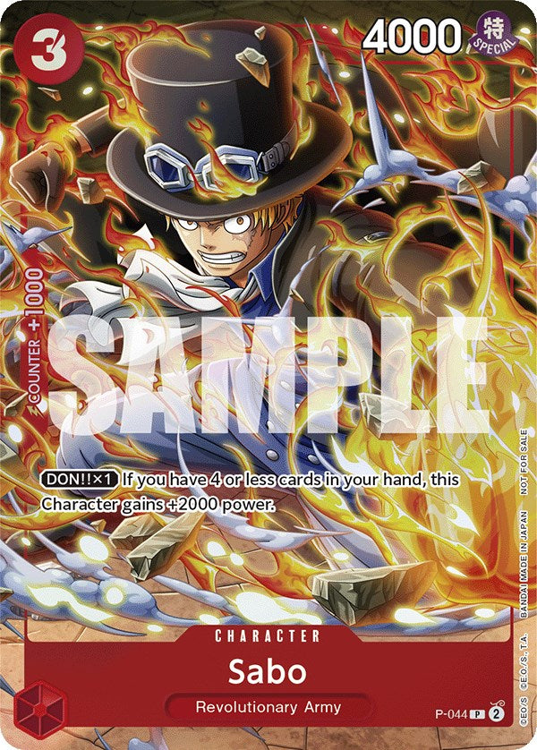 Sabo (Event Pack Vol. 4) [One Piece Promotion Cards] | Gamers Paradise