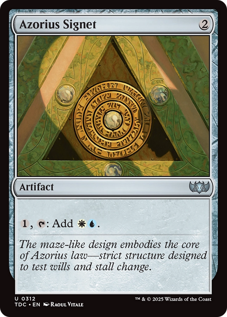 Azorius Signet [Tarkir: Dragonstorm Commander] | Gamers Paradise