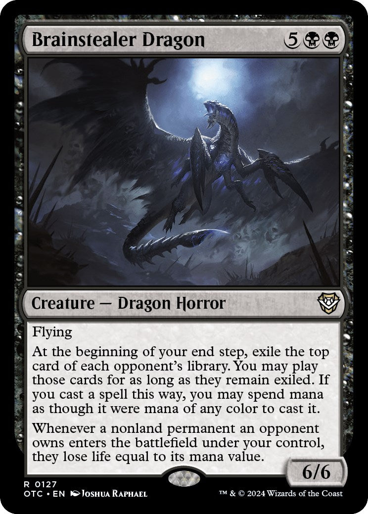 Brainstealer Dragon [Outlaws of Thunder Junction Commander] | Gamers Paradise