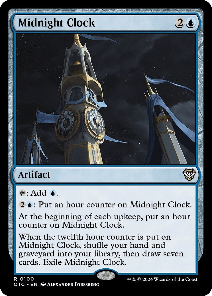 Midnight Clock [Outlaws of Thunder Junction Commander] | Gamers Paradise