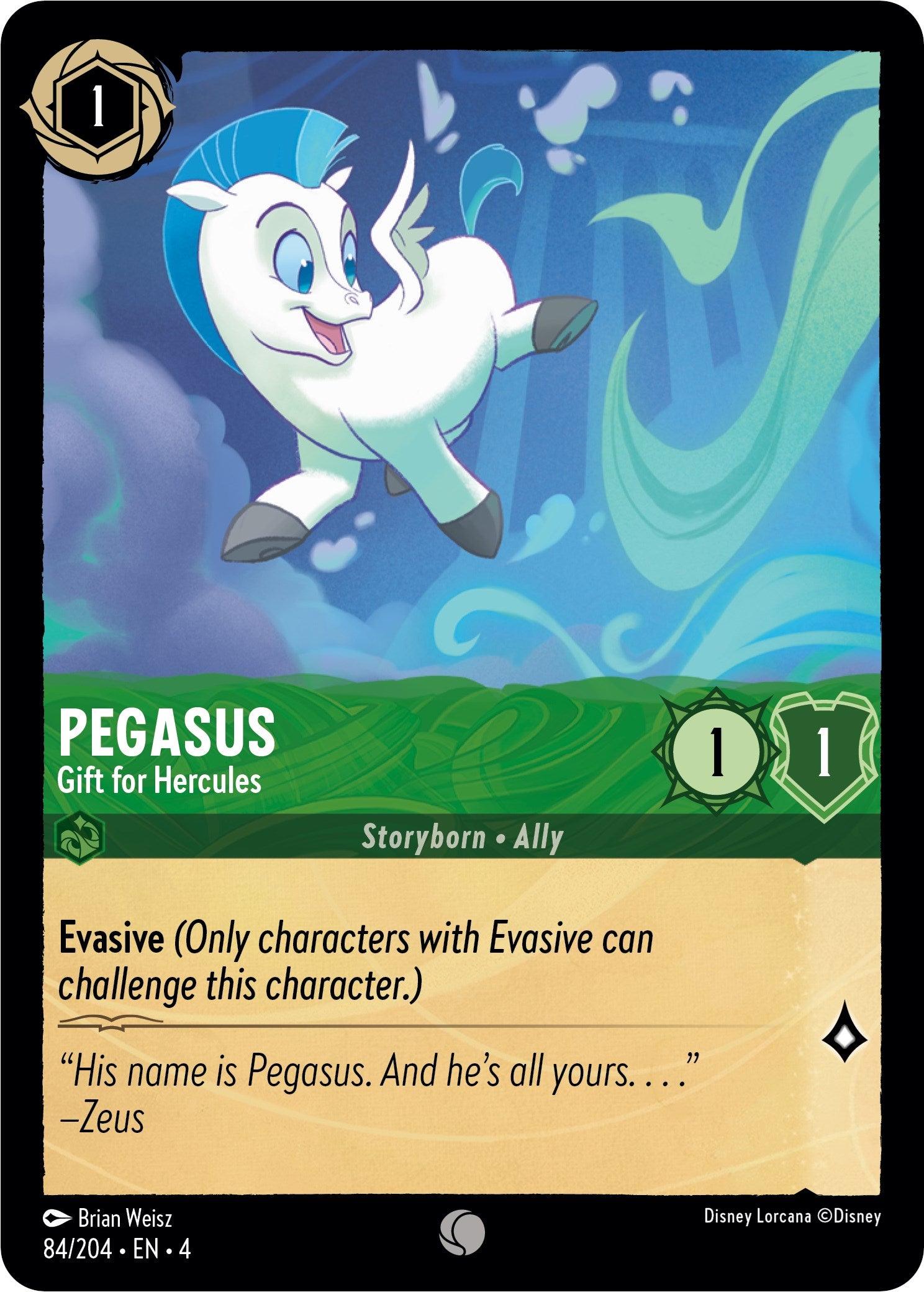 Pegasus - Gift for Hercules (84/204) [Ursula's Return] | Gamers Paradise
