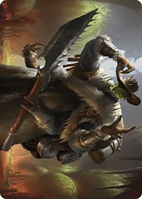 Hardbristle Bandit Art Card [Outlaws of Thunder Junction Art Series] | Gamers Paradise