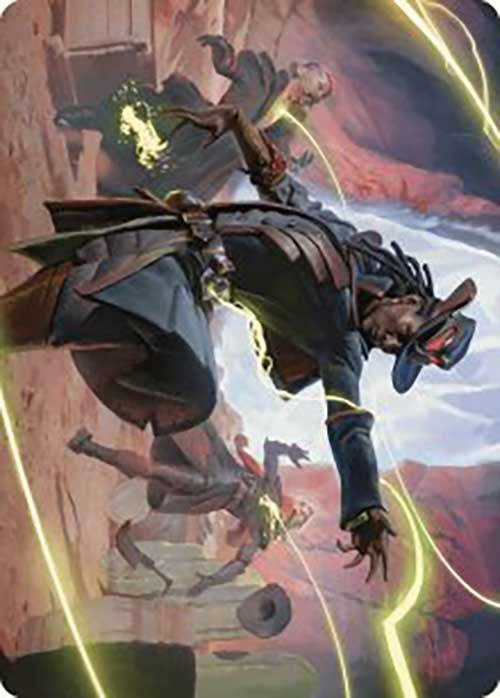 Lilah, Undefeated Slickshot Art Card [Outlaws of Thunder Junction Art Series] | Gamers Paradise