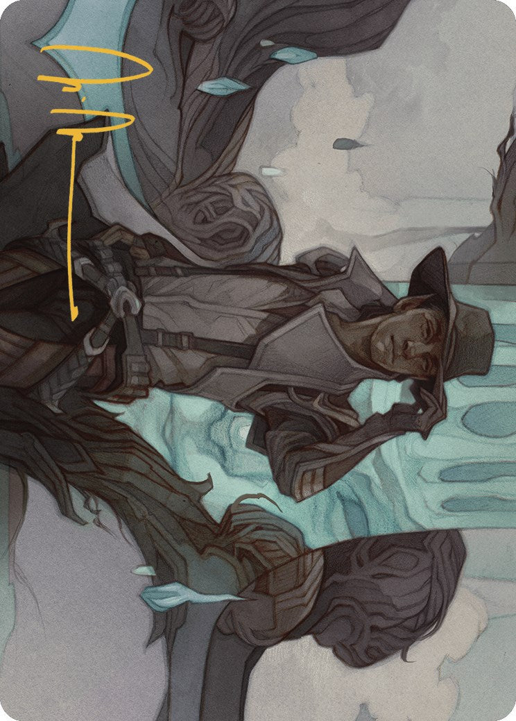 Kellan Joins Up Art Card (Gold-Stamped Signature) [Outlaws of Thunder Junction Art Series] | Gamers Paradise