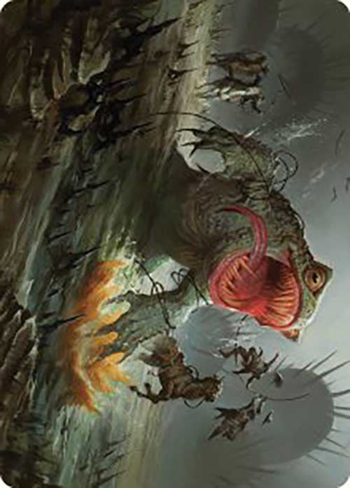 The Gitrog, Ravenous Ride Art Card [Outlaws of Thunder Junction Art Series] | Gamers Paradise