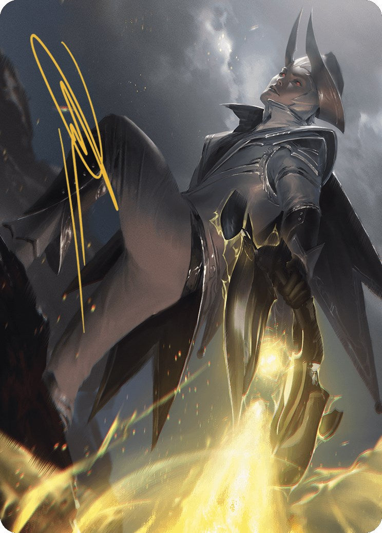 Ruthless Lawbringer Art Card (Gold-Stamped Signature) [Outlaws of Thunder Junction Art Series] | Gamers Paradise