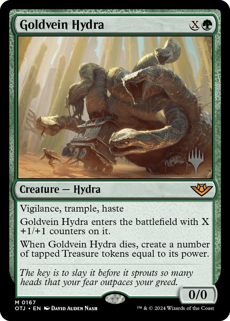 Goldvein Hydra (Promo Pack) [Outlaws of Thunder Junction Promos] | Gamers Paradise