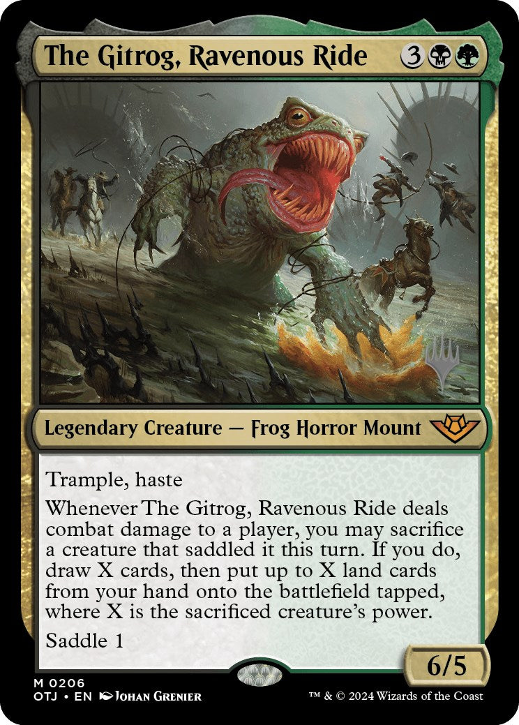 The Gitrog, Ravenous Ride (Promo Pack) [Outlaws of Thunder Junction Promos] | Gamers Paradise