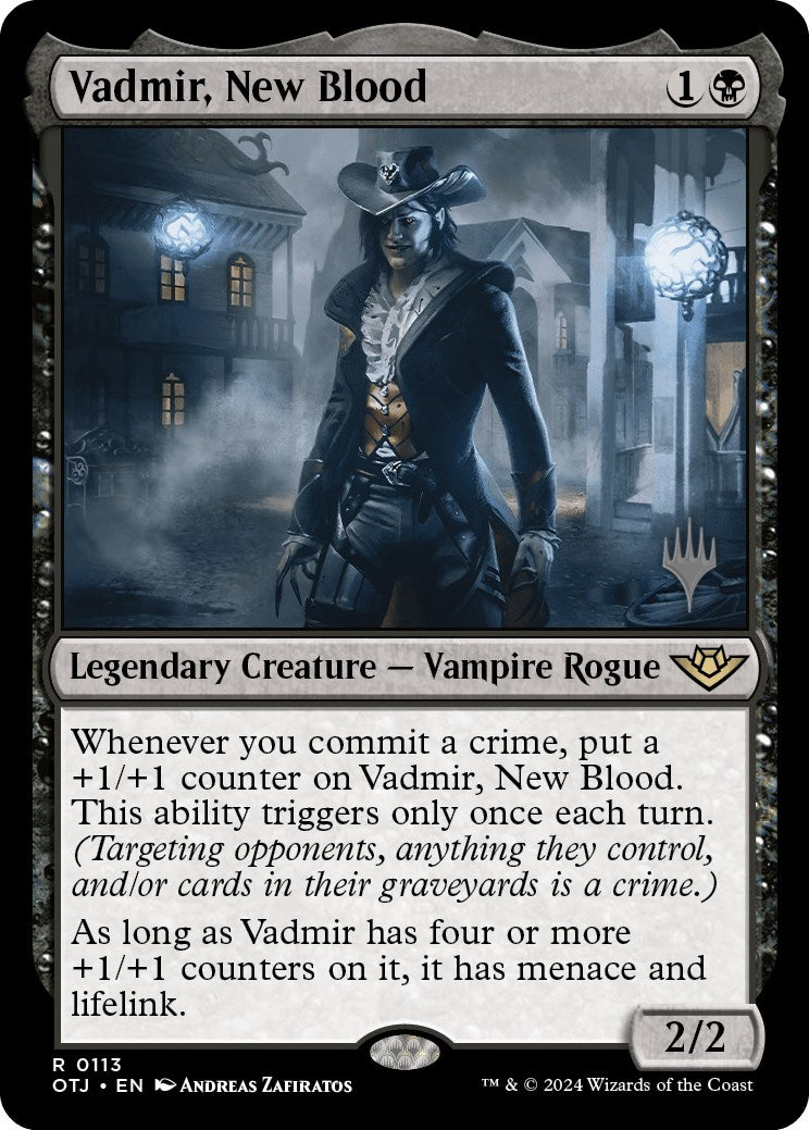 Vadmir, New Blood (Promo Pack) [Outlaws of Thunder Junction Promos] | Gamers Paradise