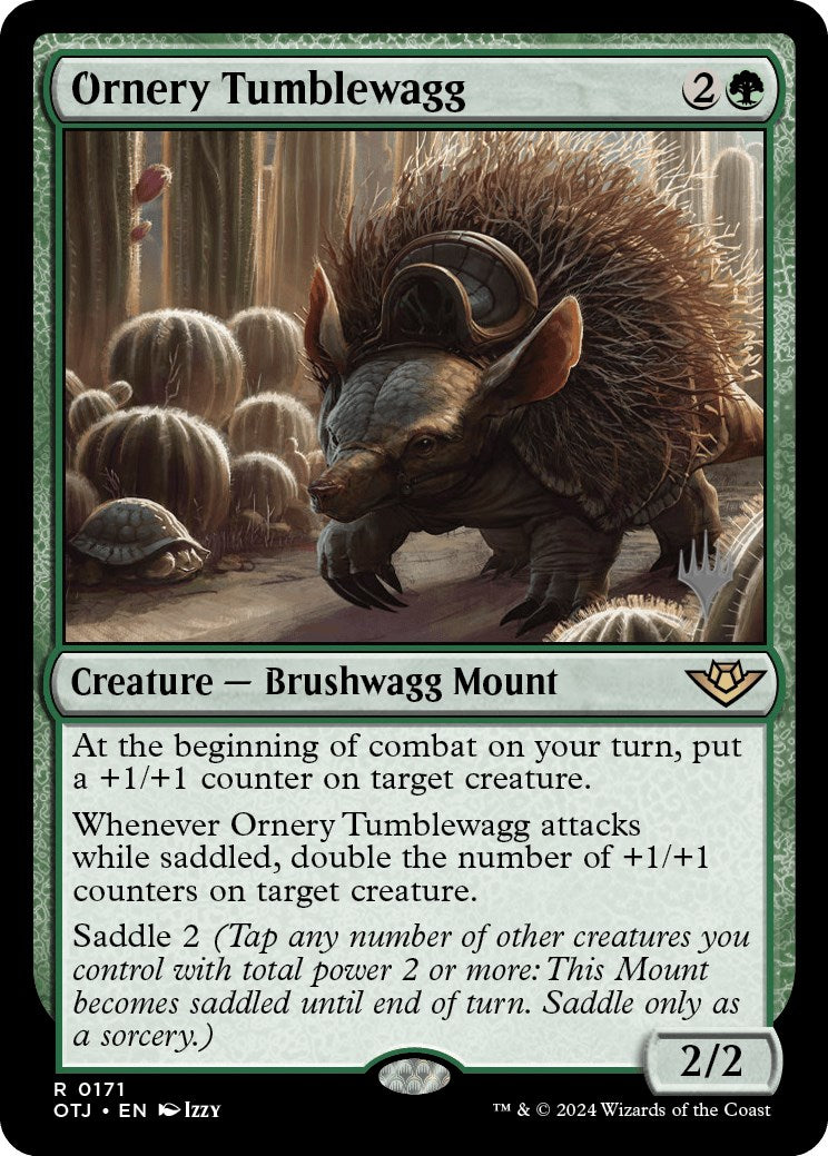 Ornery Tumblewagg (Promo Pack) [Outlaws of Thunder Junction Promos] | Gamers Paradise