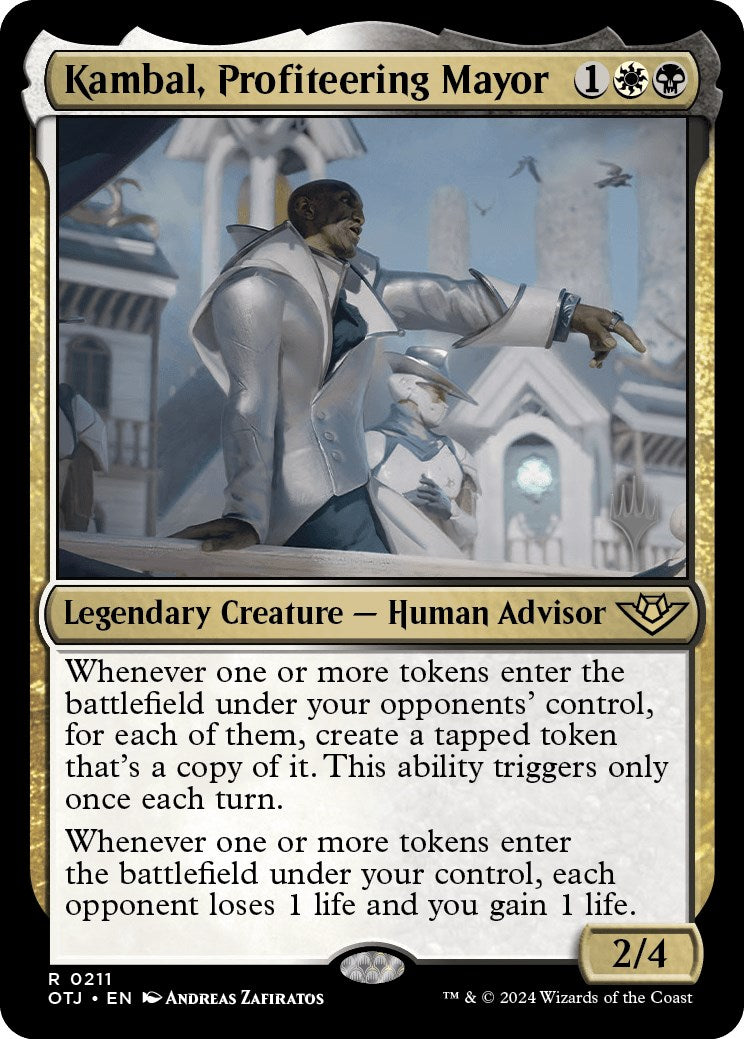 Kambal, Profiteering Mayor (Promo Pack) [Outlaws of Thunder Junction Promos] | Gamers Paradise