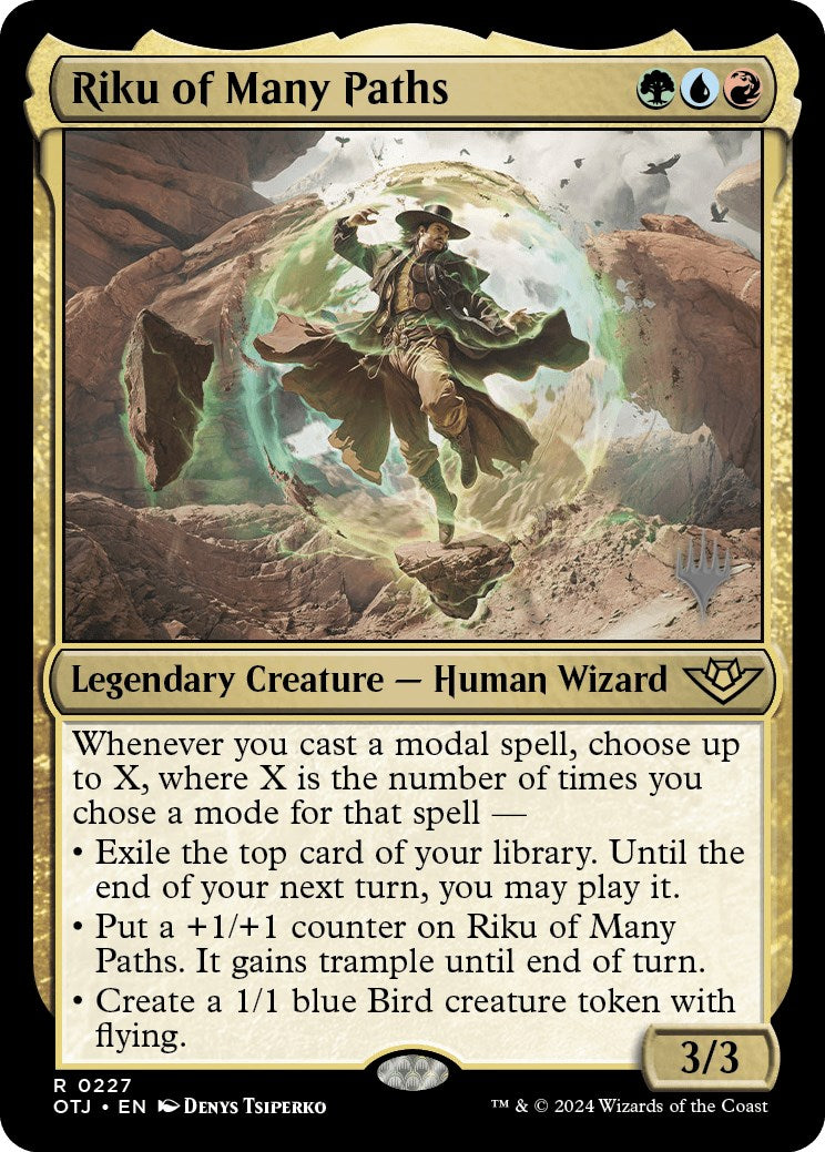 Riku of Many Paths (Promo Pack) [Outlaws of Thunder Junction Promos] | Gamers Paradise