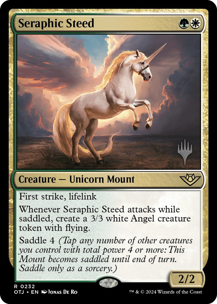 Seraphic Steed (Promo Pack) [Outlaws of Thunder Junction Promos] | Gamers Paradise