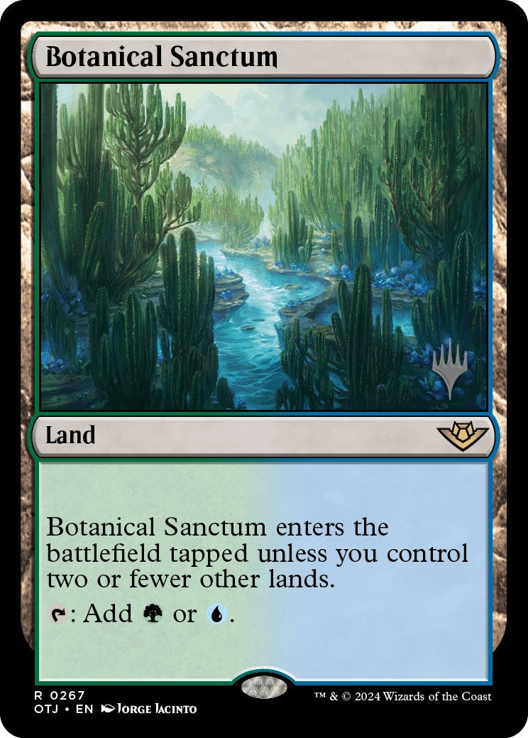 Botanical Sanctum (Promo Pack) [Outlaws of Thunder Junction Promos] | Gamers Paradise
