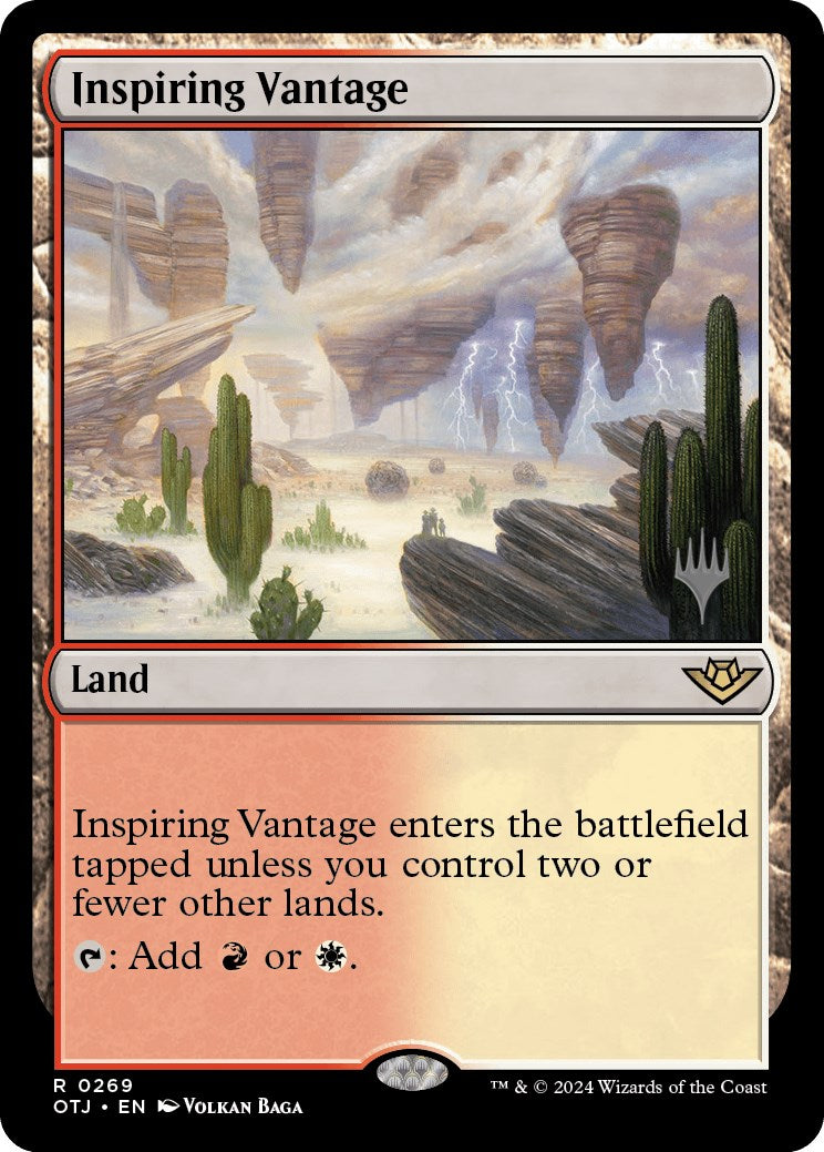 Inspiring Vantage (Promo Pack) [Outlaws of Thunder Junction Promos] | Gamers Paradise