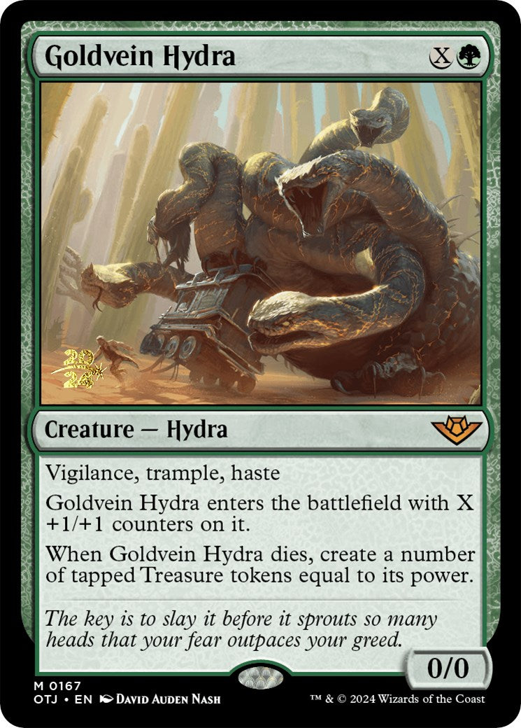 Goldvein Hydra [Outlaws of Thunder Junction Prerelease Promos] | Gamers Paradise
