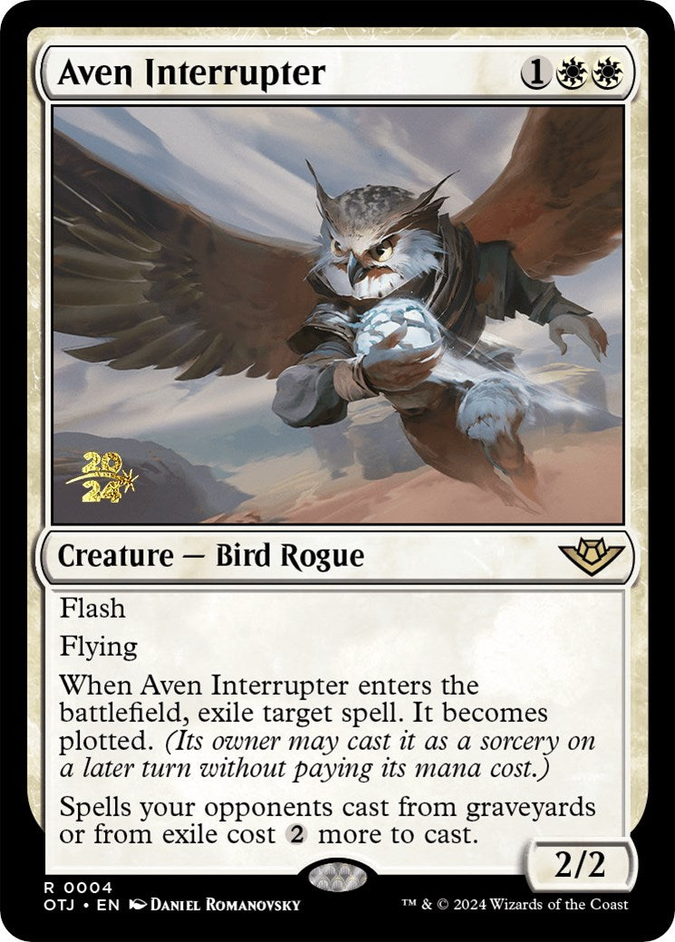 Aven Interrupter [Outlaws of Thunder Junction Prerelease Promos] | Gamers Paradise