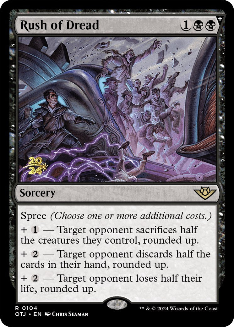 Rush of Dread [Outlaws of Thunder Junction Prerelease Promos] | Gamers Paradise
