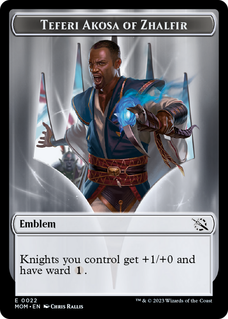 Teferi Akosa of Zhalfir Emblem [March of the Machine Tokens] | Gamers Paradise