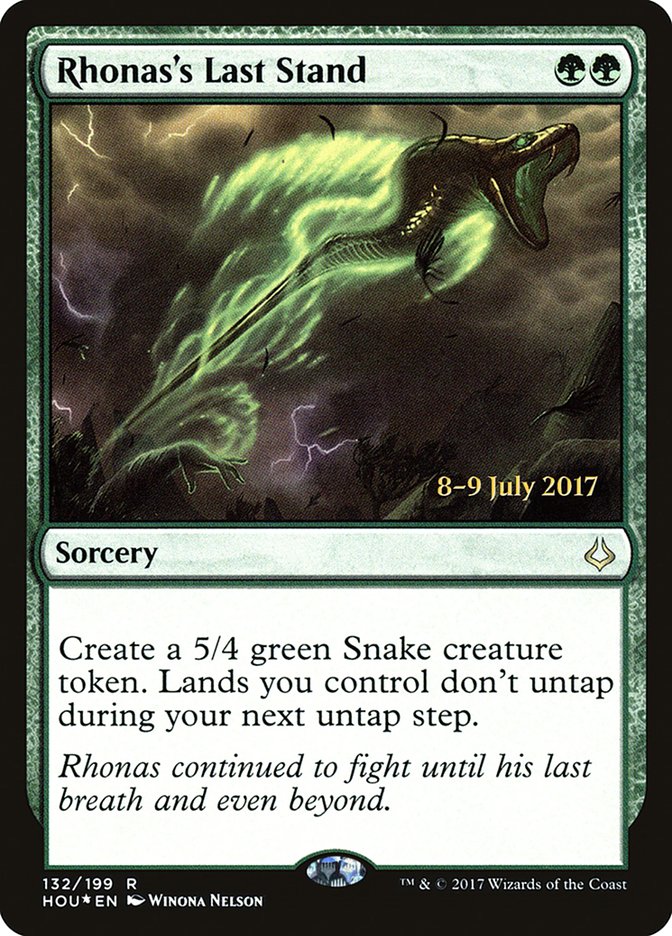 Rhonas's Last Stand [Hour of Devastation Prerelease Promos] | Gamers Paradise