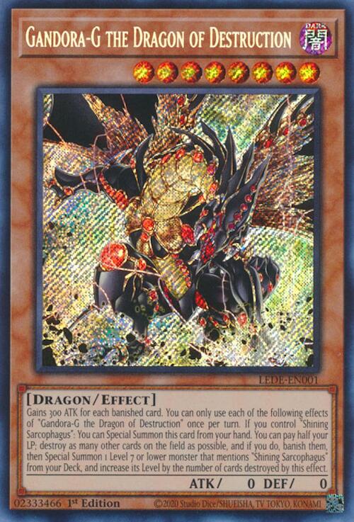 Gandora-G the Dragon of Destruction [LEDE-EN001] Secret Rare | Gamers Paradise