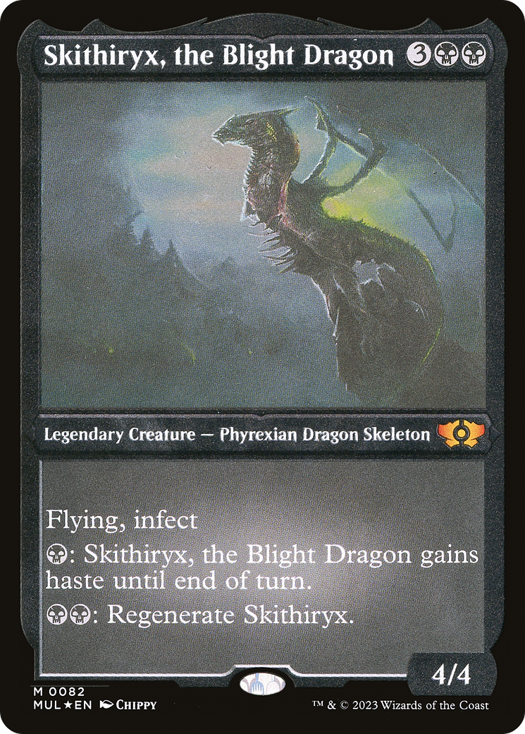 Skithiryx, the Blight Dragon (Foil Etched) [Multiverse Legends] | Gamers Paradise