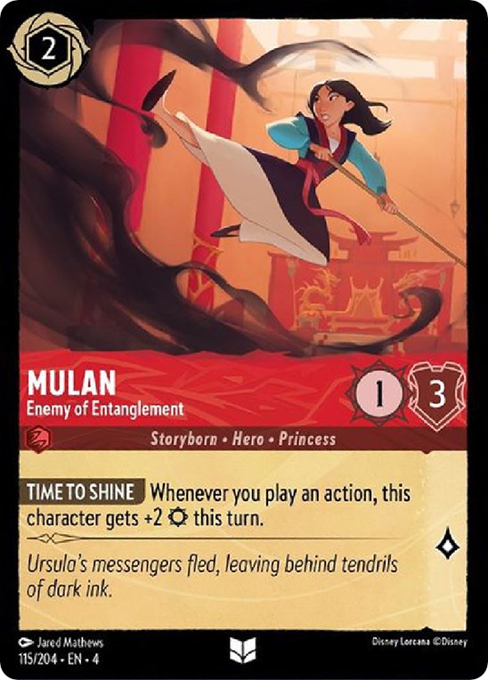 Mulan - Enemy of Entanglement (115/204) [Ursula's Return] | Gamers Paradise