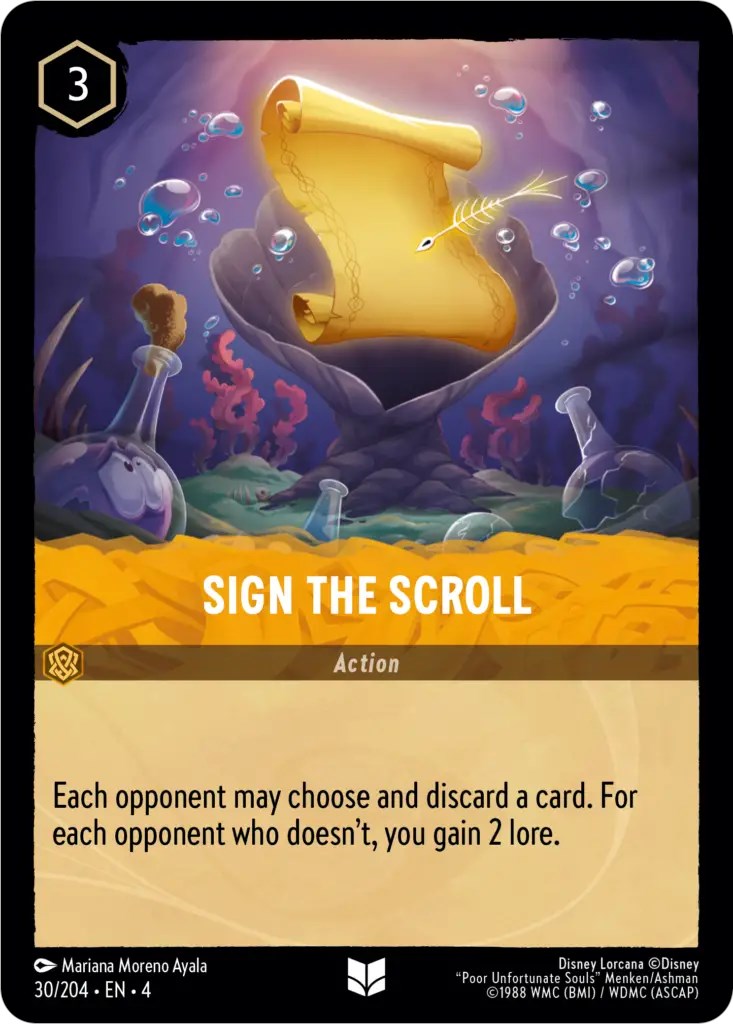 Sign the Scroll (30/204) [Ursula's Return] | Gamers Paradise