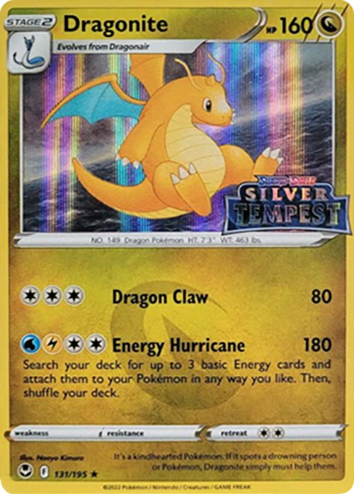 Dragonite (131/195) (Silver Tempest Stamped) [Sword & Shield: Silver Tempest] | Gamers Paradise