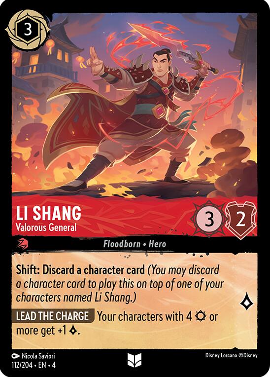 Li Shang - Valorous General (112/204) [Ursula's Return] | Gamers Paradise