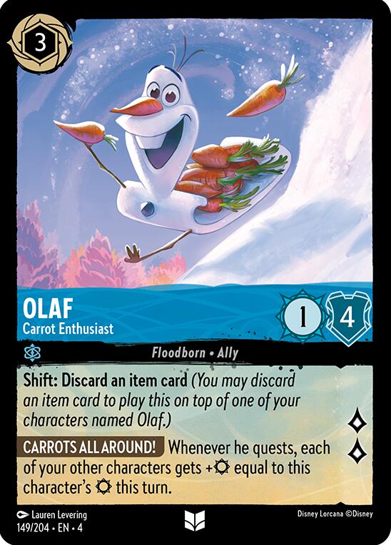Olaf - Carrot Enthusiast (149/204) [Ursula's Return] | Gamers Paradise