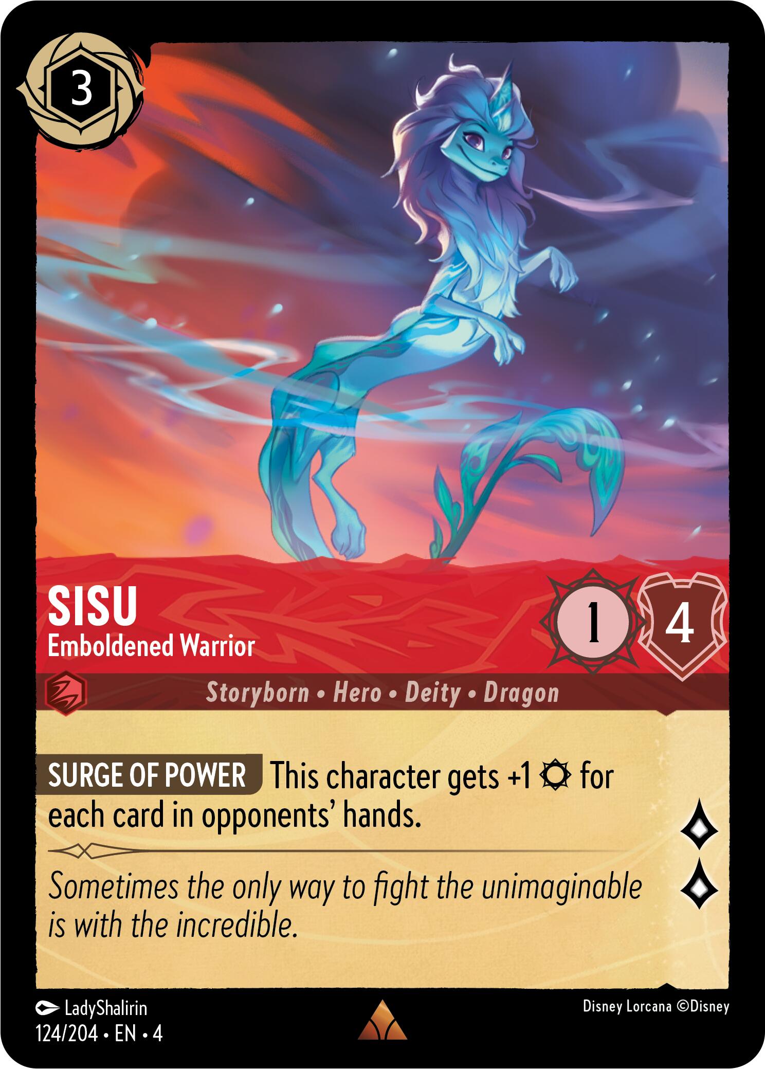 Sisu - Emboldened Warrior (124/204) [Ursula's Return] | Gamers Paradise
