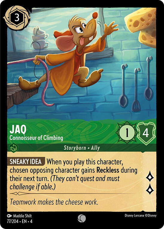 Jaq - Connoisseur of Climbing (77/204) [Ursula's Return] | Gamers Paradise