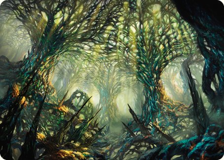 The Hunter Maze Art Card [Phyrexia: All Will Be One Art Series] | Gamers Paradise
