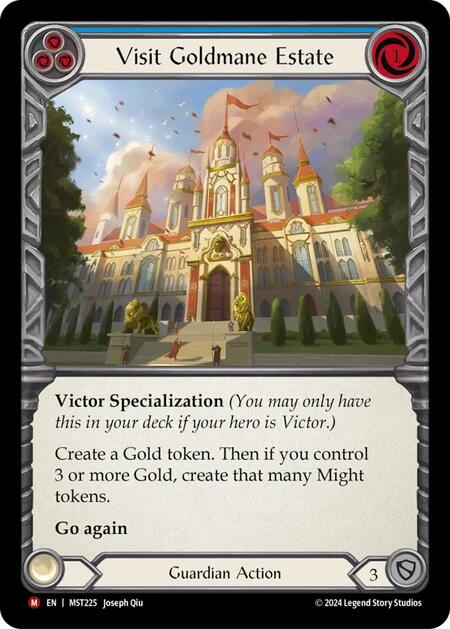 Visit Goldmane Estate [MST225] (Part the Mistveil)  Rainbow Foil | Gamers Paradise