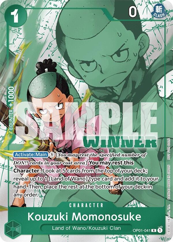 Kouzuki Momonosuke (Winner Pack Vol. 7) [One Piece Promotion Cards] | Gamers Paradise