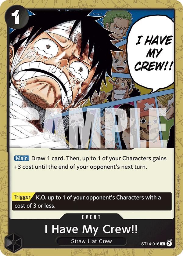 I Have My Crew!! [Starter Deck: 3D2Y] | Gamers Paradise