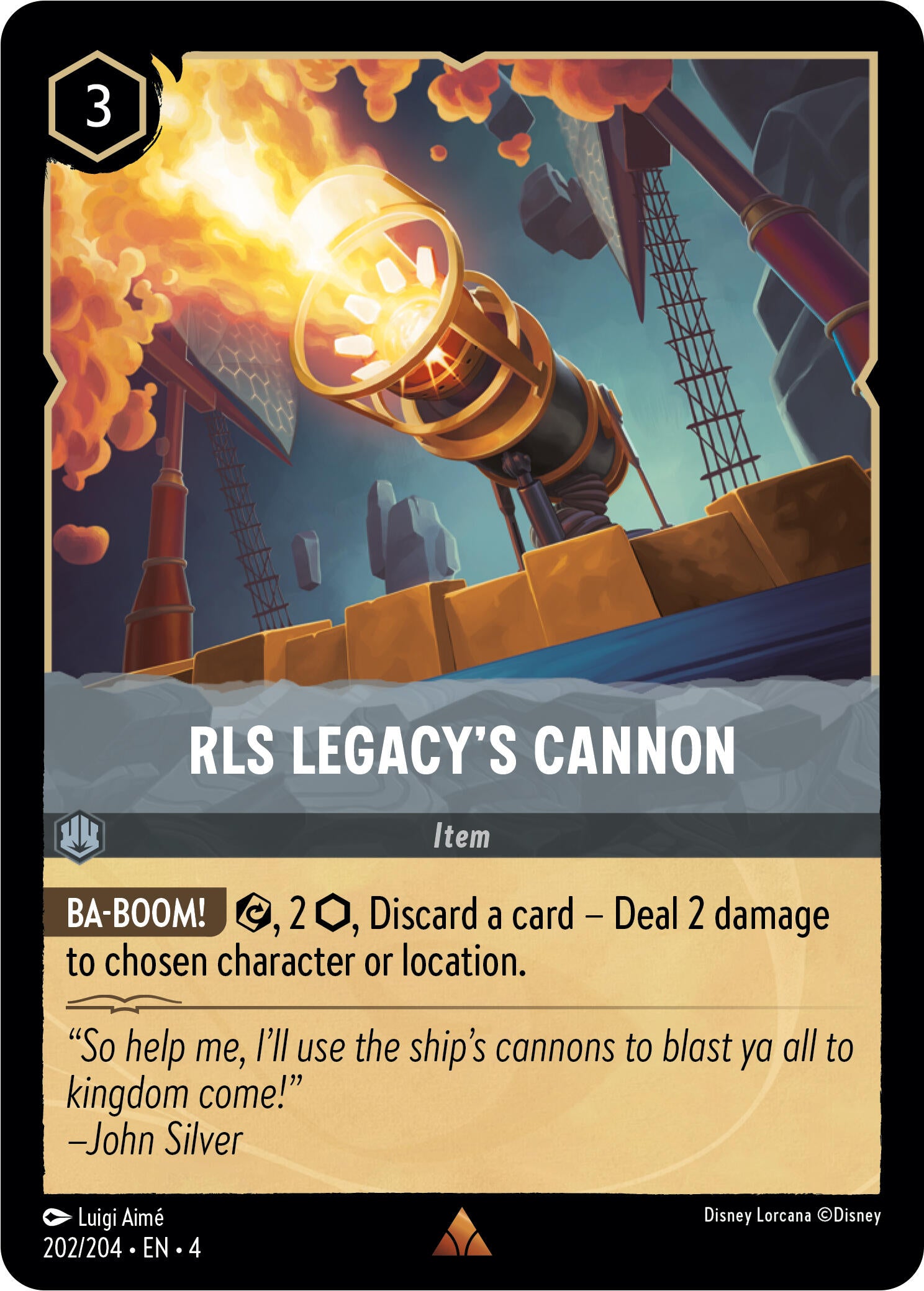 RLS Legacy's Cannon (202/204) [Ursula's Return] | Gamers Paradise