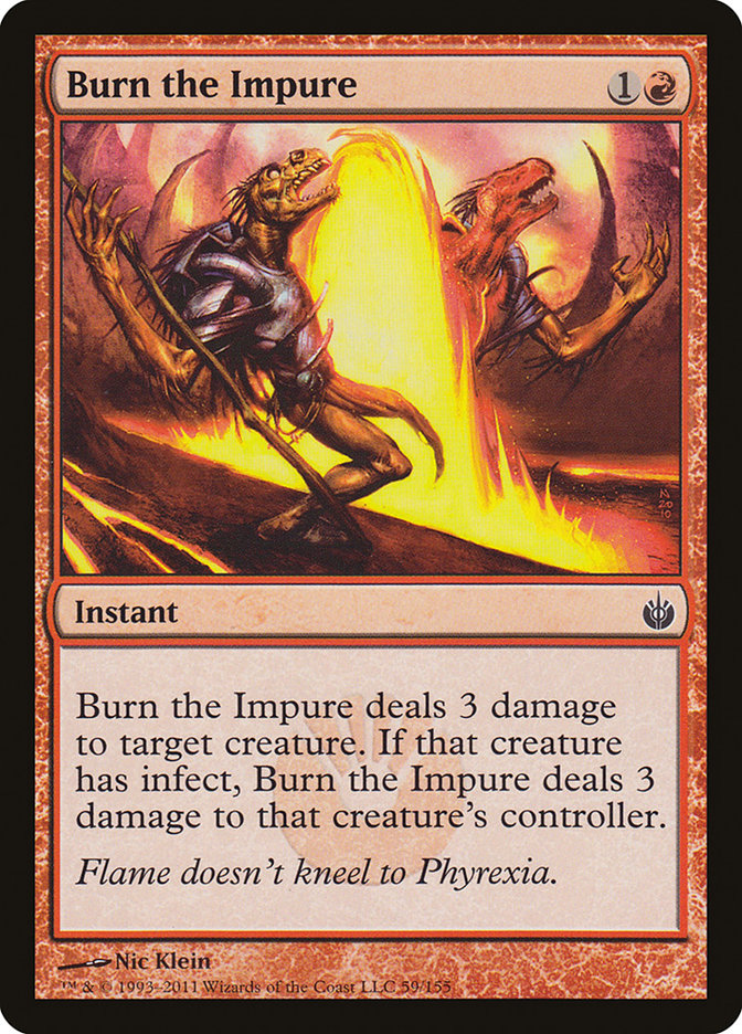 Burn the Impure [Mirrodin Besieged] | Gamers Paradise