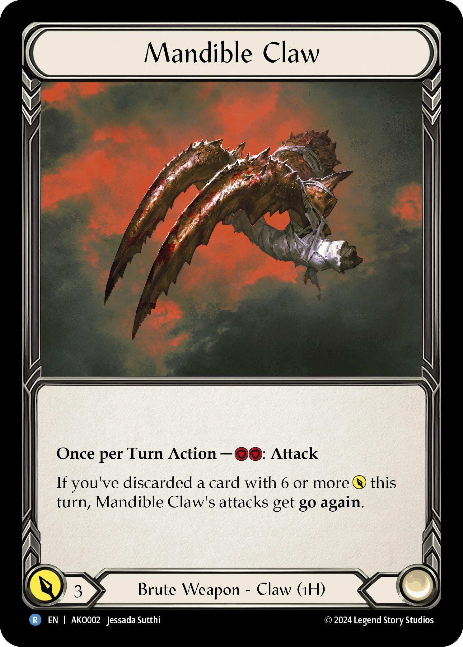 Mandible Claw [AKO002] (Armory Deck: Kayo) | Gamers Paradise