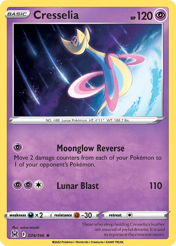 Cresselia (074/196) (Deck Exclusive) [Sword & Shield: Lost Origin] | Gamers Paradise