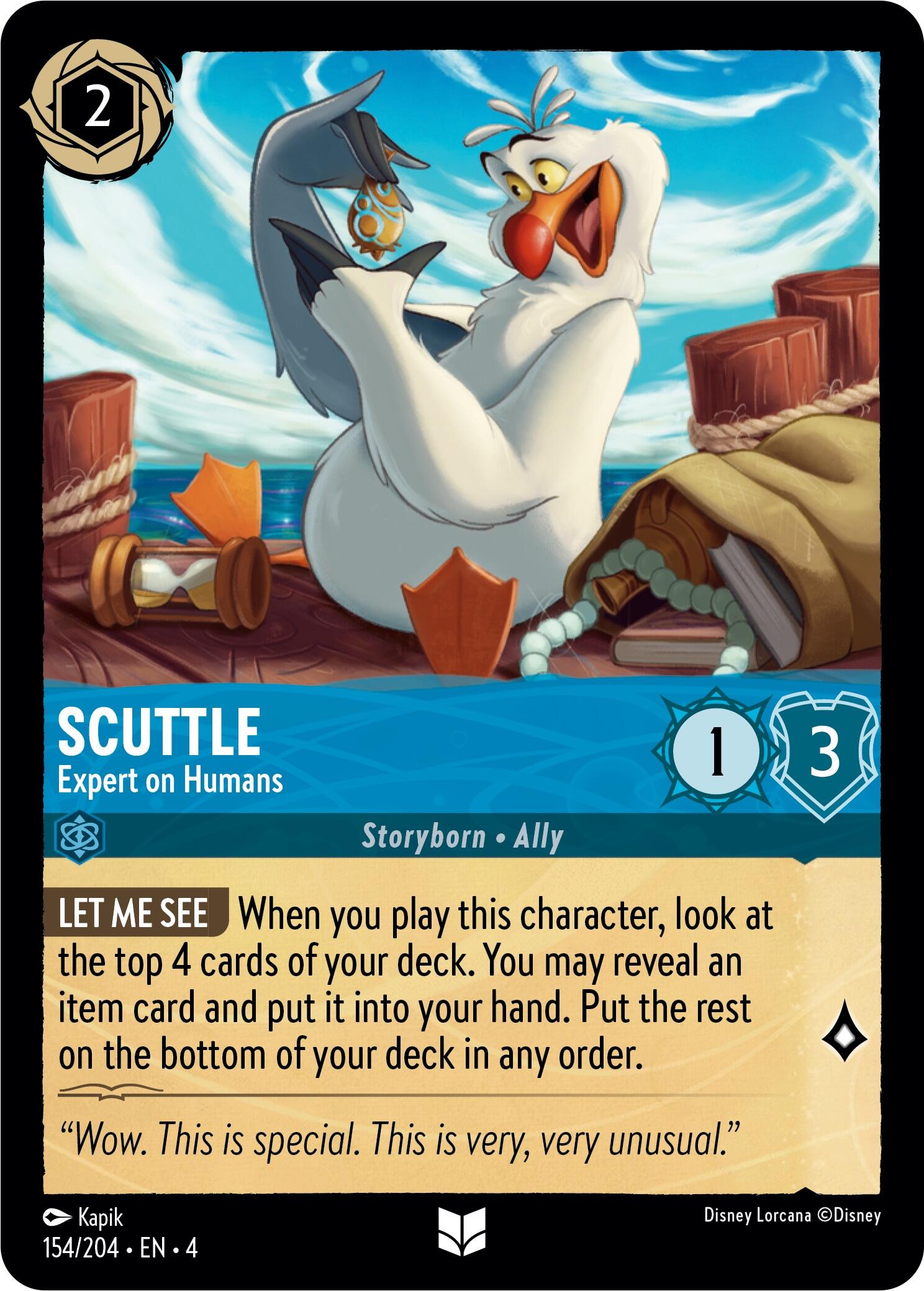 Scuttle - Expert on Humans (154/204) [Ursula's Return] | Gamers Paradise